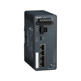 Schneider Electric MCSESM043F23F0, Modicon Networking, Yönetilebilir(Managed) Endüstriyel Ethernet Switch, 4 Port TX