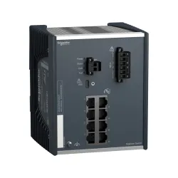 Schneider Electric MCSESP083F23G0T, Modicon Networking, Yönetilebilir(Managed) Endüstriyel PoE Ethernet Switch, 8 Port TX, Genişletilmiş Sıcaklık Aralığı