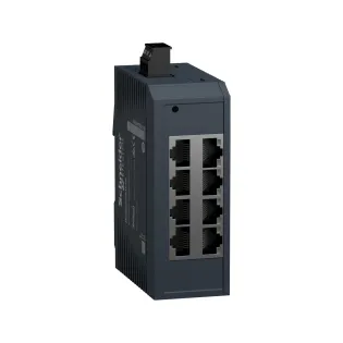 Schneider Electric MCSESU083FN0, Modicon Networking, Yönetilemez(Unmanaged) Endüstriyel Ethernet Switch, 8 Port TX