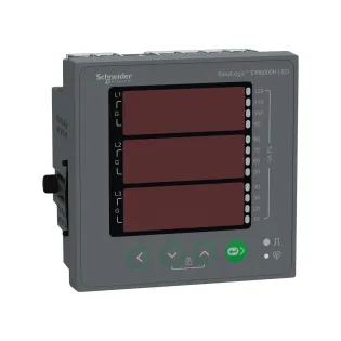 Schneider Electric METSEDM6000HCL10NC, EasyLogic DM6, Multimetre, LED Ekranlı, Haberleşmesiz, Class 1