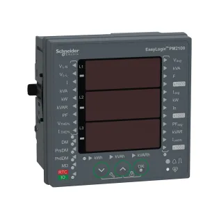 Schneider Electric METSEPM2110, EasyLogic PM2000, Enerji Analizörü, Total Harmonik, LED Ekranlı, POP Haberleşmeli, Class 1