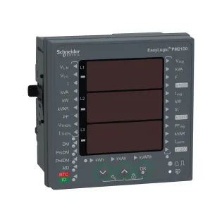 Schneider Electric METSEPM2130, EasyLogic PM2000, Enerji Analizörü, 31. Harmonik, Veri Kaydı, LED Ekranlı, Modbus Haberleşmeli, Class 0.5