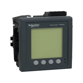 Schneider Electric METSEPM5570, PowerLogic PM5000, Enerji Analizörü, 63. Harmonik, LCD Ekranlı, Modbus, Dijital 4 Giriş+2 Çıkış, 2 Analog Giriş, Class 0.2