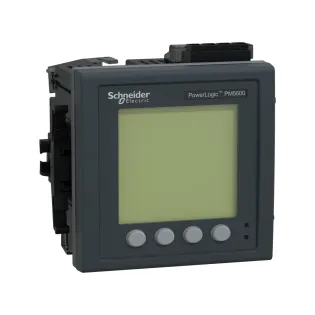 Schneider Electric METSEPM5660, PowerLogic PM5000, Enerji Analizörü, 63. Harmonik, LCD Ekranlı, Modbus, Dijital 4 Giriş+2 Çıkış, Class 0.2, Kaçak Akım İzleme
