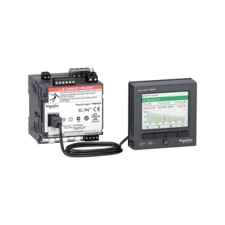 Schneider Electric METSEPM8214, PowerLogic PM8000, Enerji Kalite Analizörü, DIN Ray Tipi, Uzaktan İzleme, 24 Volt DC