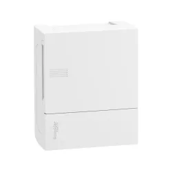 Schneider Electric MIP10106, Resi9 MP, 6 Modül, Beyaz Opak Kapaklı, Halojen Free, Sıvaüstü Sigorta Kutusu, 160x198x95mm