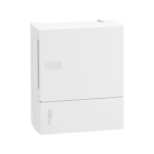 Schneider Electric MIP10106, Resi9 MP, 6 Modül, Beyaz Opak Kapaklı, Halojen Free, Sıvaüstü Sigorta Kutusu, 160x198x95mm