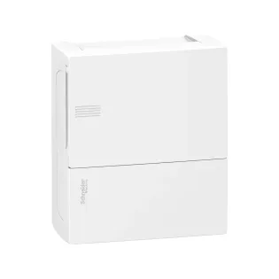 Schneider Electric MIP10108, Resi9 MP, 8 Modül, Beyaz Opak Kapaklı, Halojen Free, Sıvaüstü Sigorta Kutusu, 196x228x102mm