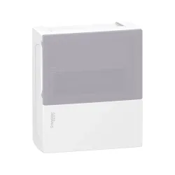Schneider Electric MIP10108T, Resi9 MP, 8 Modül, Şeffaf Kapaklı, Halojen Free, Sıvaüstü Sigorta Kutusu, 196x228x102mm