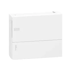 Schneider Electric MIP10112, Resi9 MP, 12 Modül, Beyaz Opak Kapaklı, Halojen Free, Sıvaüstü Sigorta Kutusu, 268x228x102mm