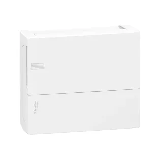 Schneider Electric MIP10112, Resi9 MP, 12 Modül, Beyaz Opak Kapaklı, Halojen Free, Sıvaüstü Sigorta Kutusu, 268x228x102mm