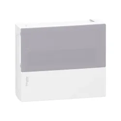 Schneider Electric MIP10112T, Resi9 MP, 12 Modül, Şeffaf Kapaklı, Halojen Free, Sıvaüstü Sigorta Kutusu, 268x228x102mm