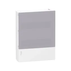 Schneider Electric MIP10212T, Resi9 MP, 24 Modül, 2 Sıralı, Şeffaf Kapaklı, Halojen Free, Sıvaüstü Sigorta Kutusu, 268x353x102mm