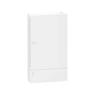 Schneider Electric MIP10312, Resi9 MP, 36 Modül, 3 Sıralı, Beyaz Opak Kapaklı, Halojen Free, Sıvaüstü Sigorta Kutusu, 268x478x102mm