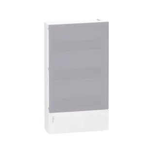 Schneider Electric MIP10312T, Resi9 MP, 36 Modül, 3 Sıralı, Şeffaf Kapaklı, Halojen Free, Sıvaüstü Sigorta Kutusu, 268x478x102mm