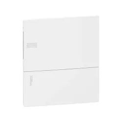 Schneider Electric MIP20108, Resi9 MP, 8 Modül, Beyaz Opak Kapaklı, Halojen Free, Sıvaaltı Sigorta Kutusu, 222x252x97mm