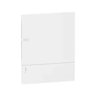 Schneider Electric MIP20212, Resi9 MP, 24 Modül, 2 Sıralı, Beyaz Opak Kapaklı, Halojen Free, Sıvaaltı Sigorta Kutusu, 294x377x98mm