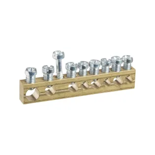 Schneider Electric MIP99038, Resi9 MP, Sigorta Kutuları için Toprak Terminal Bloğu, 8 Delikli