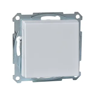 Schneider Electric MTN2310-0325, Merten System M, Aktif Beyaz, Kapaklı Topraklı Priz, Çocuk Korumalı