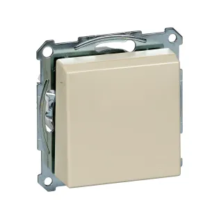 Schneider Electric MTN2310-0344, Merten System M, Krem, Kapaklı Topraklı Priz, Çocuk Korumalı
