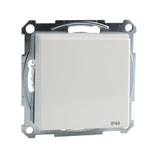 Schneider Electric MTN2314-0319, Merten System M, Beyaz, Kapaklı Topraklı Priz, Çocuk Korumalı, IP44
