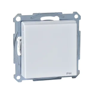 Schneider Electric MTN2314-0325, Merten System M, Aktif Beyaz, Kapaklı Topraklı Priz, Çocuk Korumalı, IP44