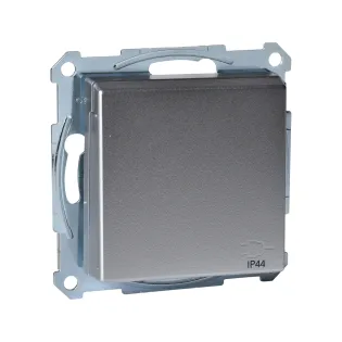 Schneider Electric MTN2314-0460, Merten System M, Alüminyum, Kapaklı Topraklı Priz, Çocuk Korumalı, IP44