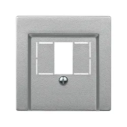 Schneider Electric MTN297960, Merten System M, Alüminyum, USB, HDMI, VGA ve Hoparlör Kapağı