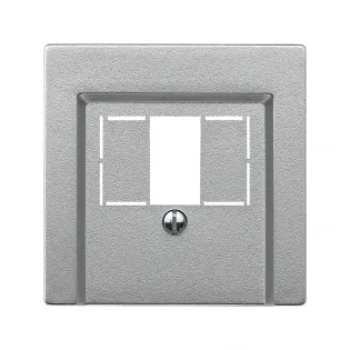 Schneider Electric MTN297960, Merten System M, Alüminyum, USB, HDMI, VGA ve Hoparlör Kapağı