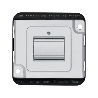 Schneider Electric MTN3156-7060, Merten Anti-Vandalizm, Alüminyum, Liht Anahtarı