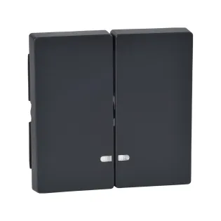 Schneider Electric MTN3420-0414, Merten System M, Antrasit, Işıklı Komütatör Tuş Kapağı