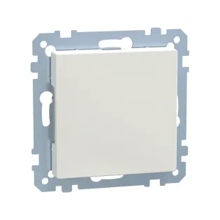 Schneider Electric MTN391619, Merten System M, Beyaz, Kör Kapak Montaj Plakası Dahil