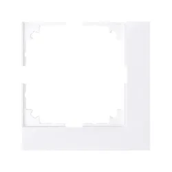 Schneider Electric MTN4010-3625, Merten System M-Pure, Aktif Beyaz, Tekli Çerçeve