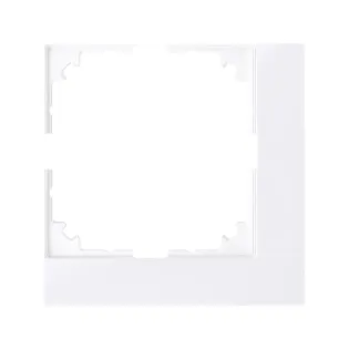 Schneider Electric MTN4010-3625, Merten System M-Pure, Aktif Beyaz, Tekli Çerçeve