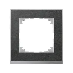 Schneider Electric MTN4010-3669, Merten System M-Pure Decor, Taş, Tekli Çerçeve