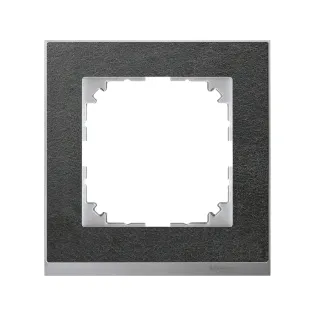 Schneider Electric MTN4010-3669, Merten System M-Pure Decor, Taş, Tekli Çerçeve