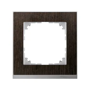 Schneider Electric MTN4010-3671, Merten System M-Pure Decor, Venge, Tekli Çerçeve