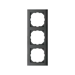 Schneider Electric MTN4030-3614, Merten System M-Pure, Antrasit, Üçlü Çerçeve