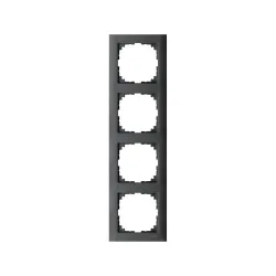 Schneider Electric MTN4040-3614, Merten System M-Pure, Antrasit, Dörtlü Çerçeve