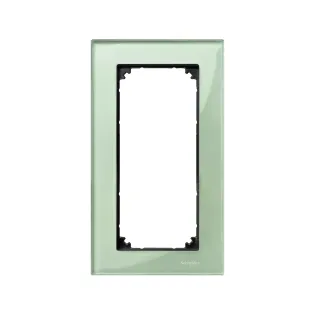 Schneider Electric MTN404804, Merten System M-Elegance Glass, Zümrüt Yeşil, Tıraş Prizi Çerçevesi