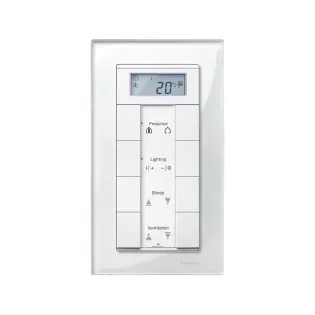 Schneider Electric MTN404819, Merten System M-Elegance Glass, Parlak Beyaz, Tıraş Prizi Çerçevesi
