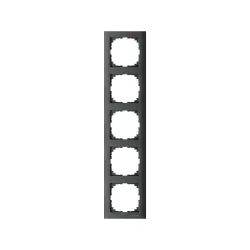 Schneider Electric MTN4050-3614, Merten System M-Pure, Antrasit, Beşli Çerçeve
