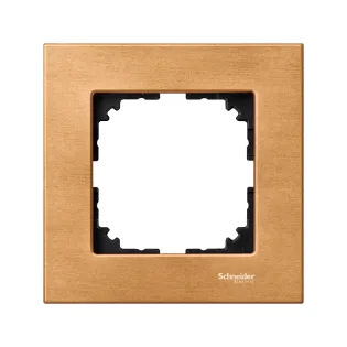 Schneider Electric MTN4051-3470, Merten System M-Elegance Wood, Kayın, Tekli Çerçeve