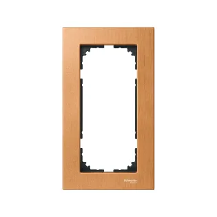Schneider Electric MTN4058-3470, Merten System M-Elegance Wood, Kayın, Tıraş Prizi Çerçevesi