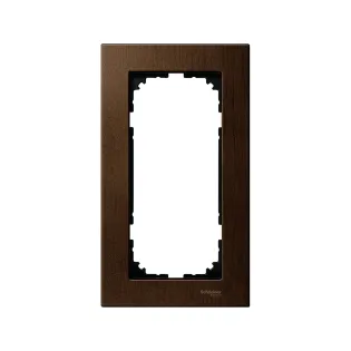 Schneider Electric MTN4058-3473, Merten System M-Elegance Wood, Ceviz, Tıraş Prizi Çerçevesi