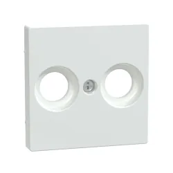 Schneider Electric MTN4122-0325, Merten System M, Aktif Beyaz, TV Prizi Kapağı, 2 Çıkışlı için
