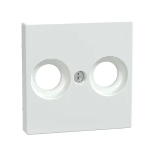Schneider Electric MTN4122-0325, Merten System M, Aktif Beyaz, TV Prizi Kapağı, 2 Çıkışlı için