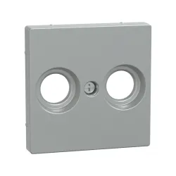 Schneider Electric MTN4122-0460, Merten System M, Alüminyum, TV Prizi Kapağı, 2 Çıkışlı için