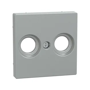 Schneider Electric MTN4122-0460, Merten System M, Alüminyum, TV Prizi Kapağı, 2 Çıkışlı için