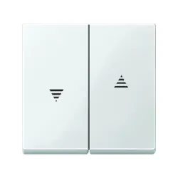 Schneider Electric MTN432419, Merten System M, Beyaz, Jaluzi Anahtar Tuş Kapağı